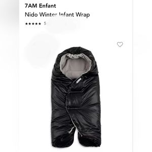 7 AM Nido winter infant wrap ❄️